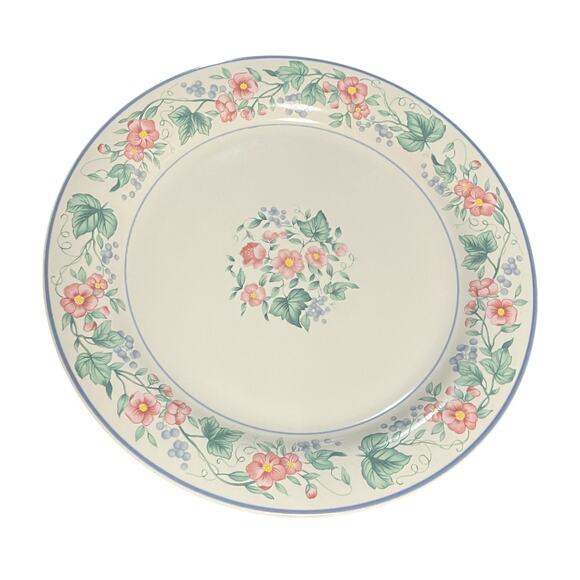 Ranmaru Kensington 4940 Dinner Plate 10 3/4 " Discontinued Japan 80s 90s VTG - Picture 1 of 6